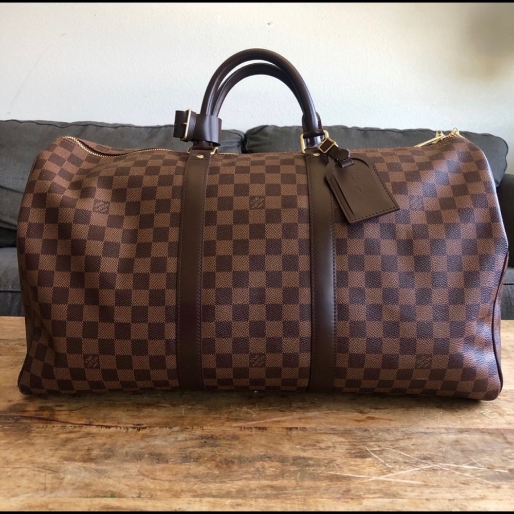 Louis Vuitton Damier Ebene Keepall 50